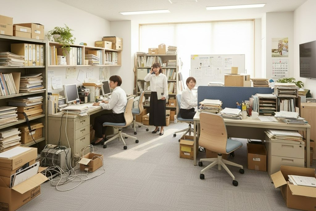 狭い事務所を快適にするレイアウト変更のアイデア